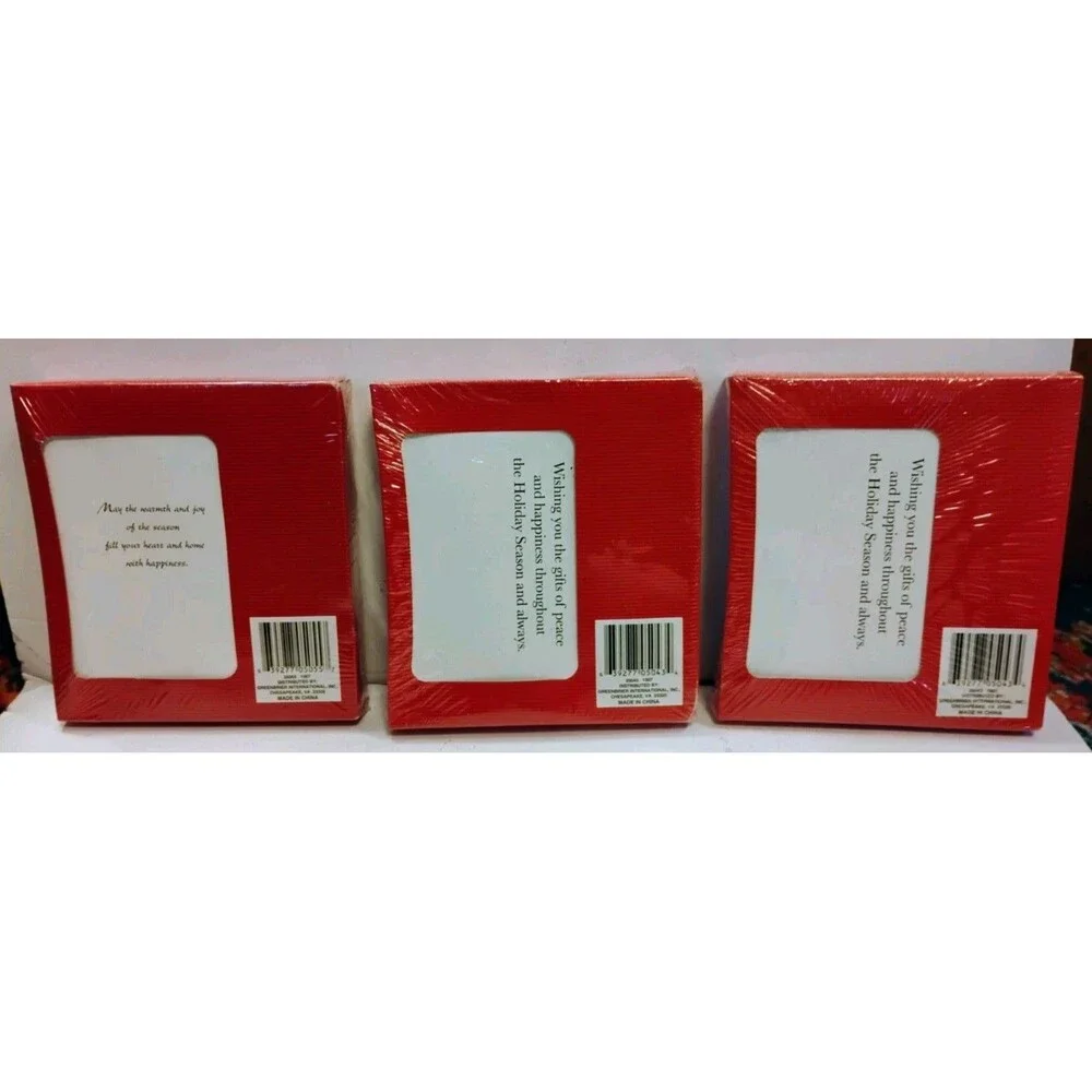 Vtg Christmas Greeting Cards Lot 3 Boxes Sealed 60 Count Total Holiday Greetings
